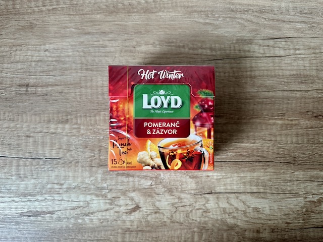 Loyd čaj Hot Winter Pomeranč & Zázvor 45g (15x3g)