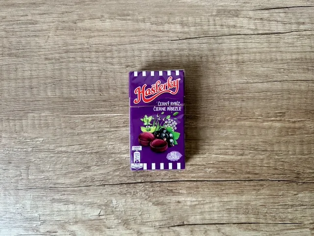 Hašlerky Černý rybíz bez cukru 35g