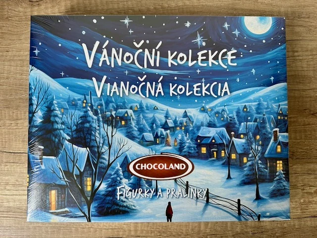 Chocoland Vánoční kolekce - Zasněžená vesnice 400g