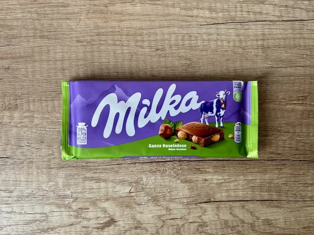 Milka Whole Hazelnut 95g