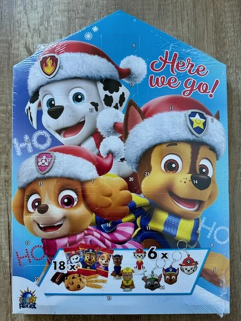 Tlapková patrola Adventní kalendář 100g