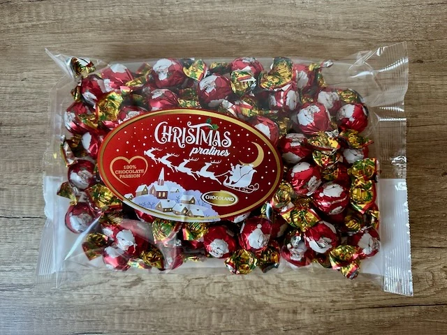 Chocoland Vánoční pralinky s lískooříškovým krémem 1000g