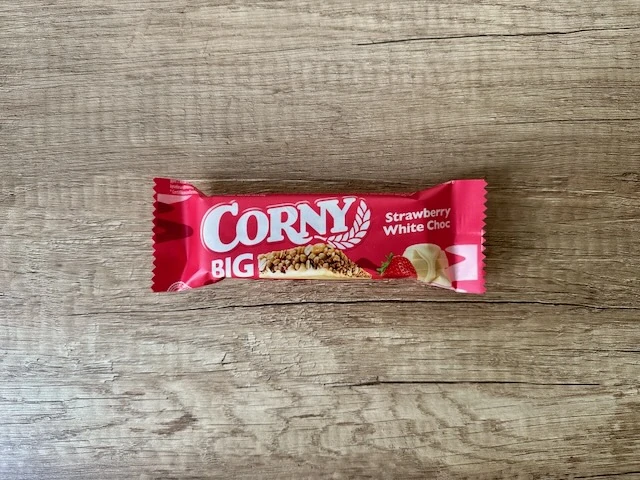 Corny Big Jahoda-bílá čokoláda 40g