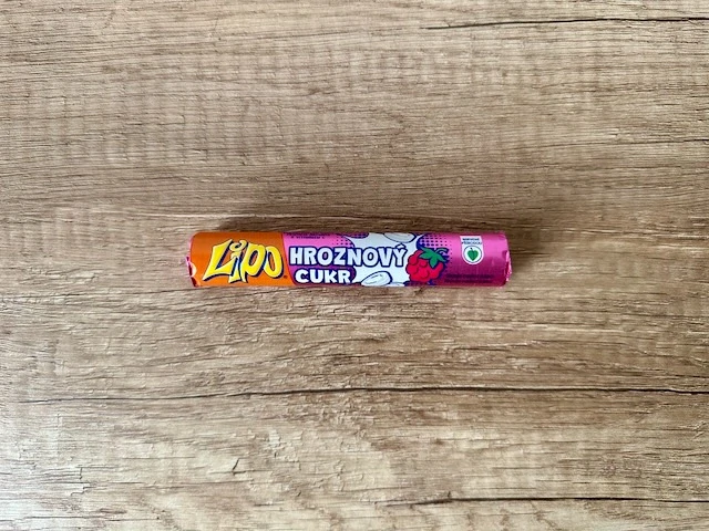 Lipo Hroznový cukr malinový 32g
