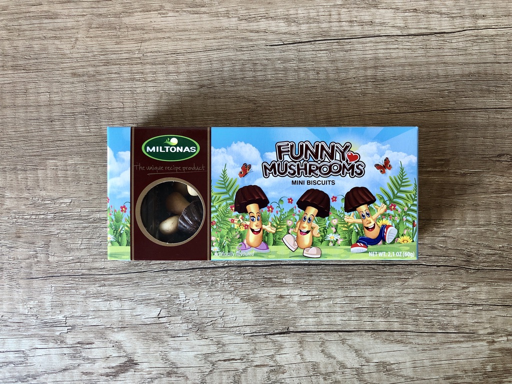 Miltonas Funny Mushrooms Mini Biscuits 60g