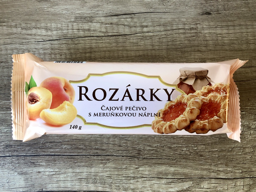 Rozárky s meruňkovou náplní 140g