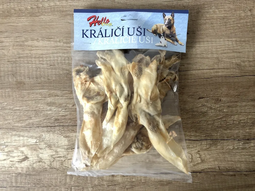 Hello Dog Králičí uši 100g