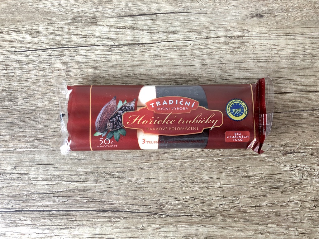 Hořické trubičky kakaové polomáčené 50g
