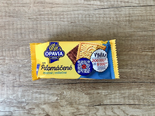 Opavia Zlaté polomáčené mléčné 100g
