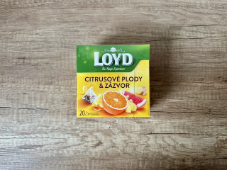 Loyd čaj Citrusové plody & Zázvor 40g (20x2g)