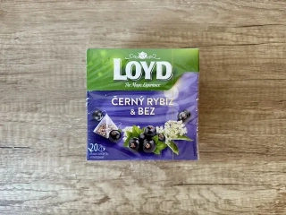 Loyd čaj Černý rybíz & Bez 40g (20x2g)