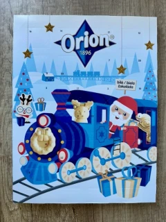 Orion Adventní kalendář bílá čokoláda 85g