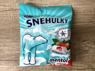 Sněhulky - Mentol a jahoda 90g