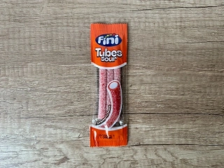 Fini Tubes sour Pendreky jahodové kyselé 15g