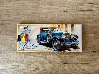 Masha Vintage sporty car Mléčná čokoláda 100g