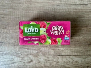 Loyd čaj Good & Fruity Malina & Angrešt 50g (20x2.5g)