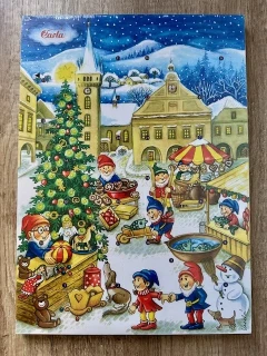 Carla Adventní kalendář Trpaslíci 50g