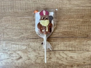 Belfine Mikuláš čokoládové lízátko 25g