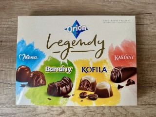 Bonboniéra Orion - Legendy čokoládové pralinky oblíbených chutí 144g