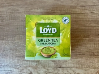 Loyd čaj Green tea with Matcha 30g (20x1.5g)