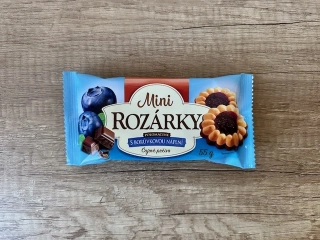 Rozárky Mini polomáčené s borůvkovou náplní 55g