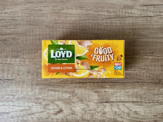 Loyd čaj Good & Fruity Zázvor & Citrón 50g (20x2.5g)