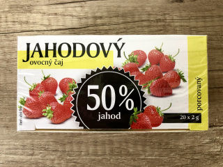 Frape Jahodový ovocný čaj 50% 40g
