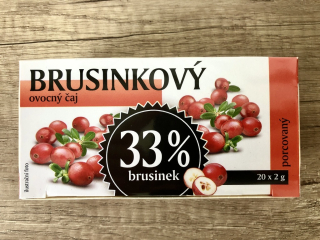 Frape Brusinkový ovocný čaj 33% 40g