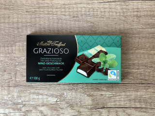 Maitre Truffout Grazioso Hořká čokoláda - Máta 100g
