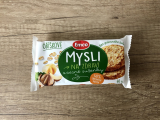 Emco Ovesné sušenky oříškové 60g