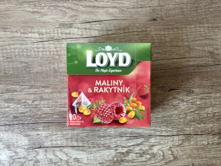 Loyd čaj Maliny & Rakytník 40g (20x2g)