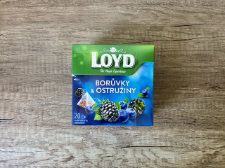 Loyd čaj Borůvky & Ostružiny 40g (20x2g)
