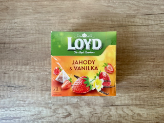 Loyd čaj Jahody & Vanilka 40g (20x2g)