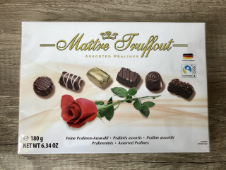 Bonboniéra Maitre Truffout - Růže 180g