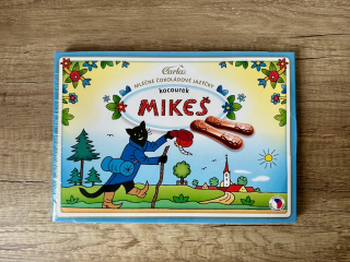 Carla Čokoládové jazýčky mléčné - Kocourek Mikeš 100g